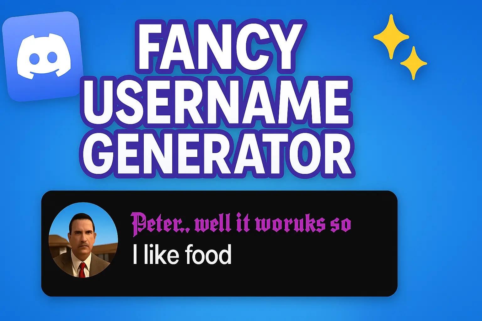 Fancy Username Generator