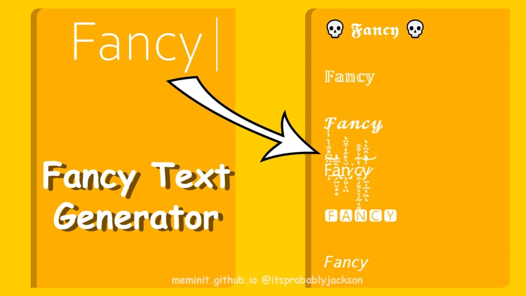 Fancy Text Generator
